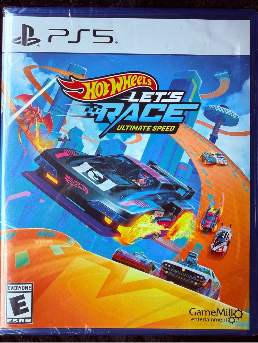 Hot Wheels Let’s Race Ultimate Speed PS5 Game - Blue / Orange